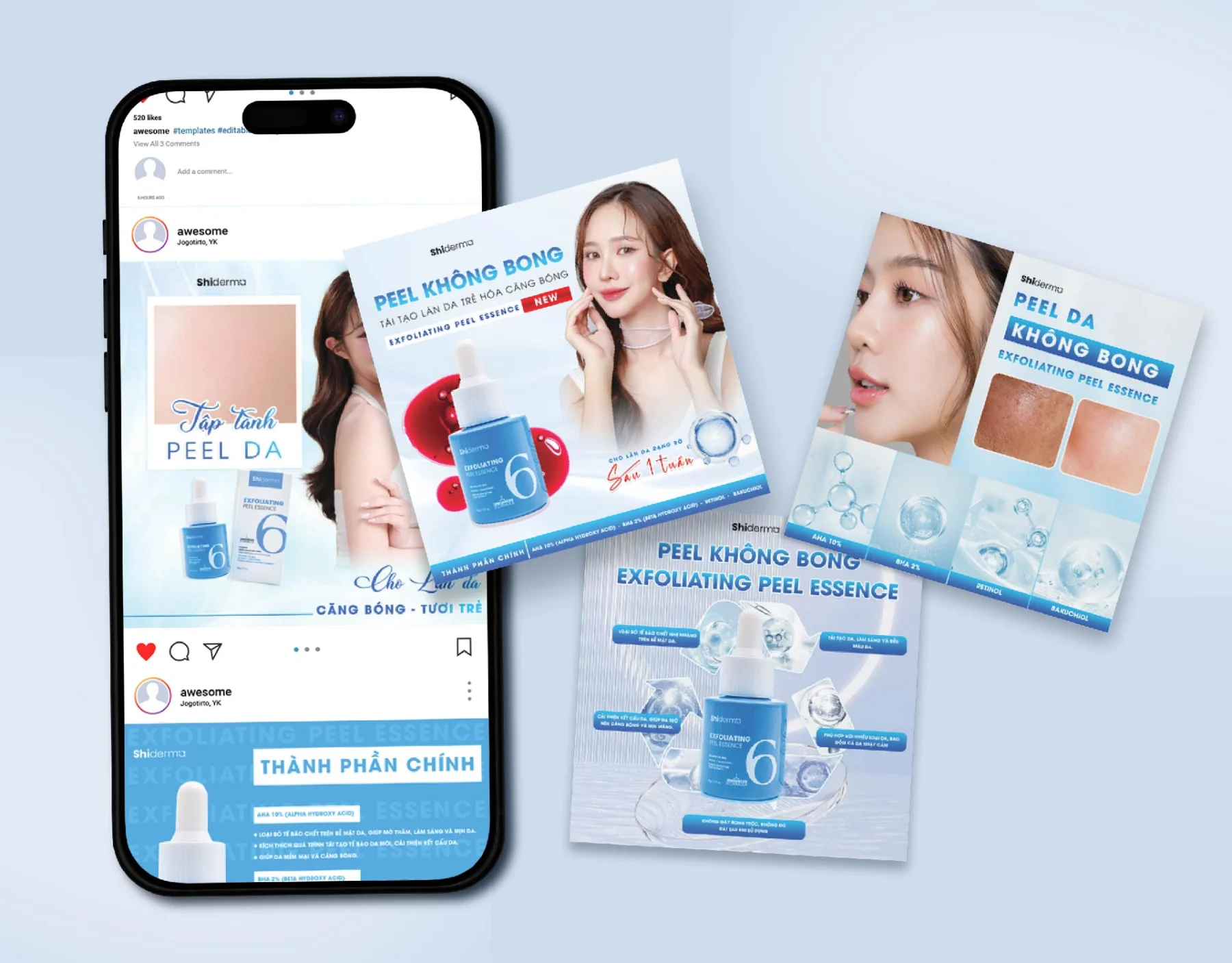 SOCIAL MEDIA COSMETICS SHIDERMA+